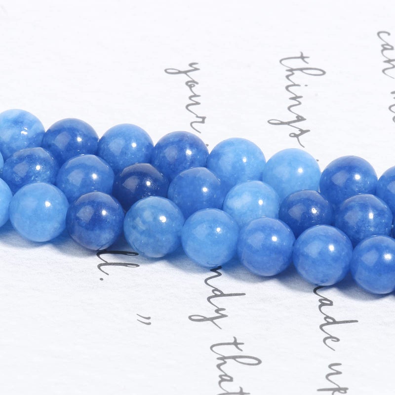 Xilitata 35pcs 10mm Natural Stone Beads Kyanite Beads Crystal Gemstone for Jewelry Making  DIY Bracelet Necklace - Image 4